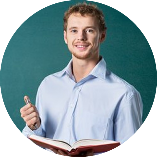 Author with 'Be Life' book